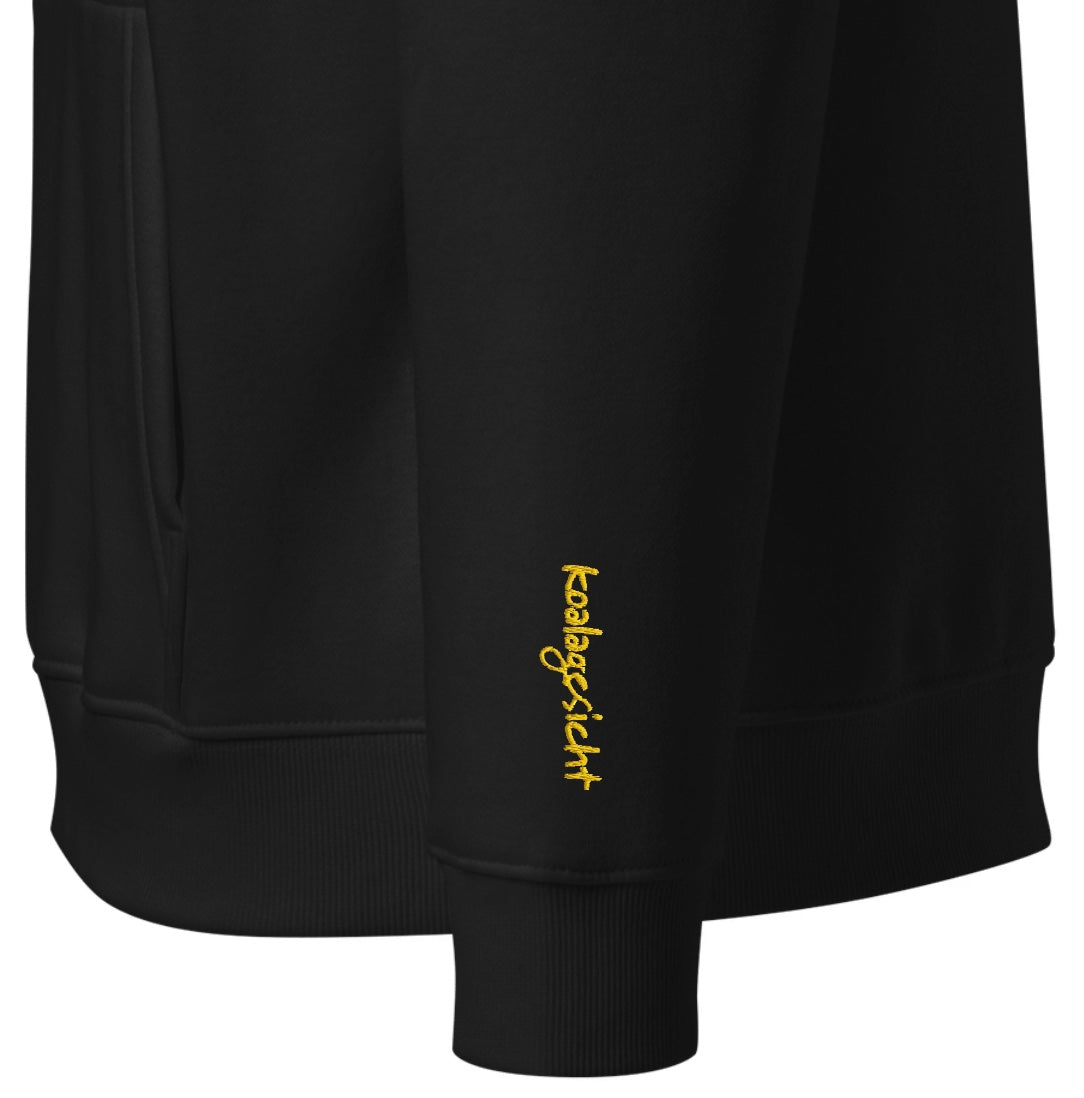 Koalagesicht Stick gelb