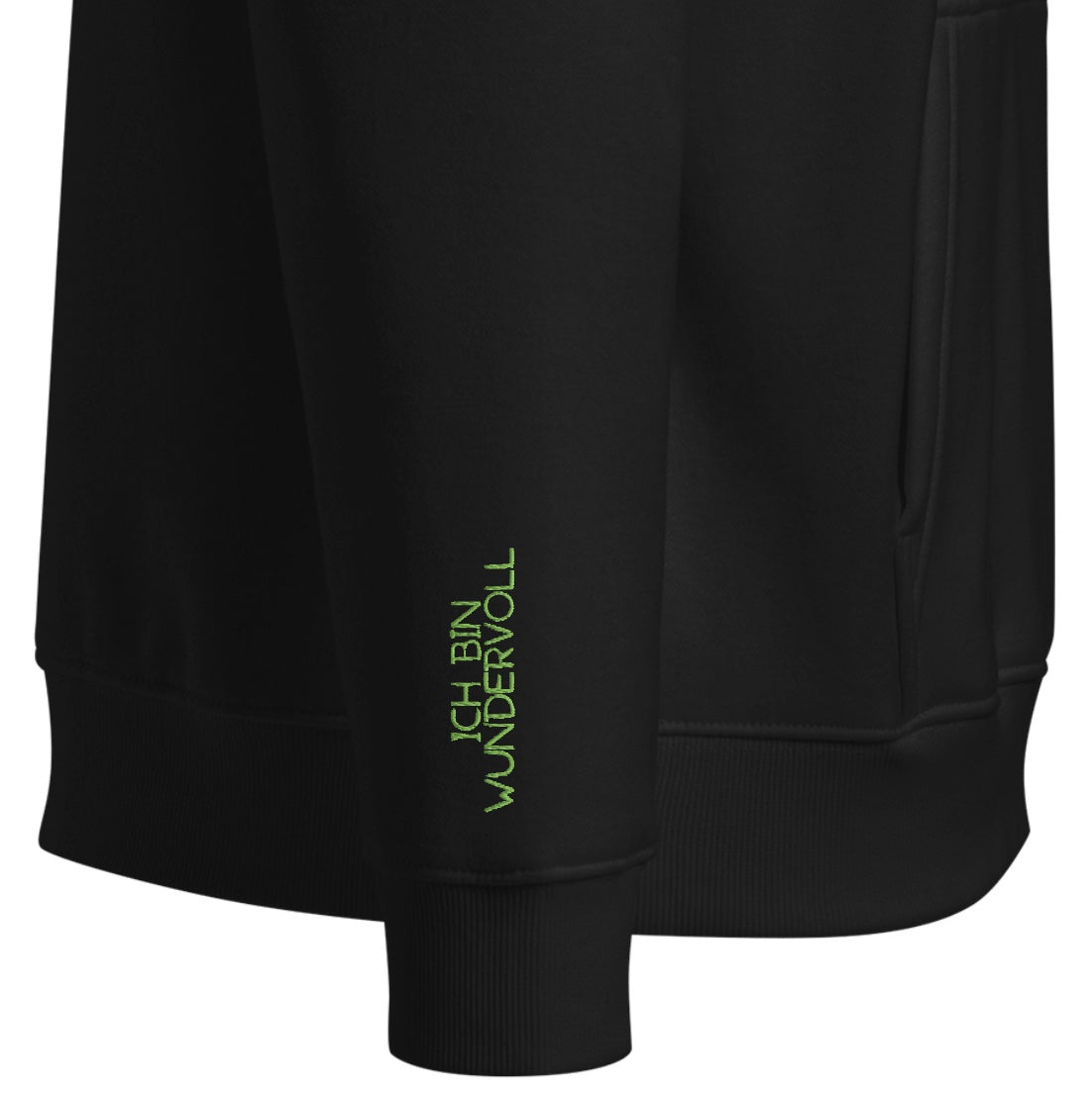 Koalagesicht Stick grün