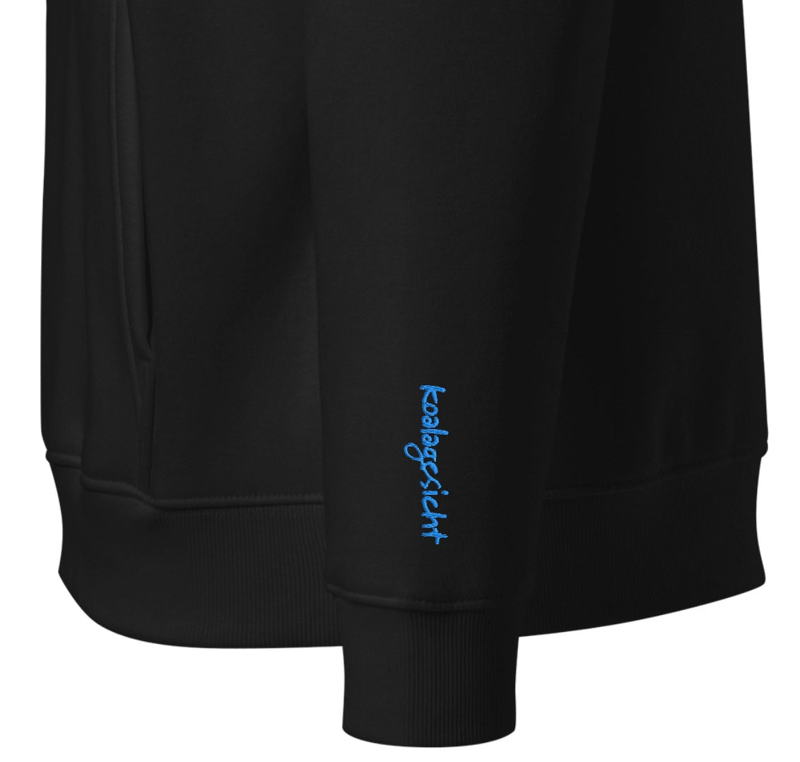 Koalagesicht Stick blau