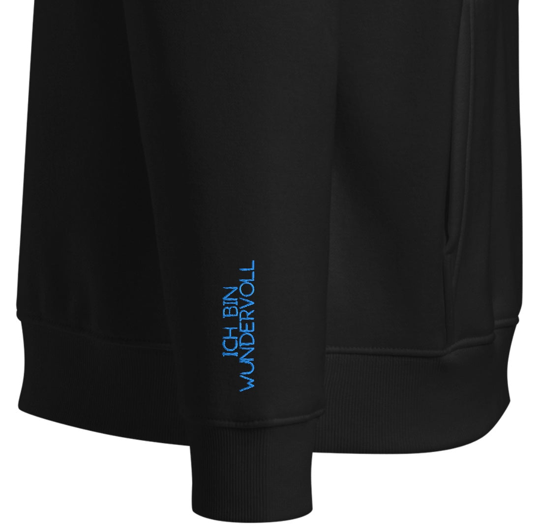 Koalagesicht Stick blau