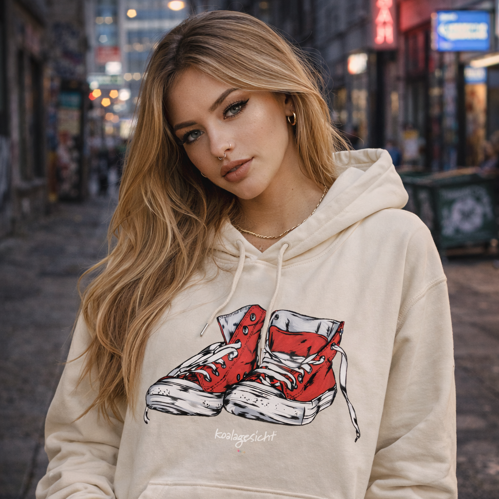 Vintage Sneaker Organic Hoodie