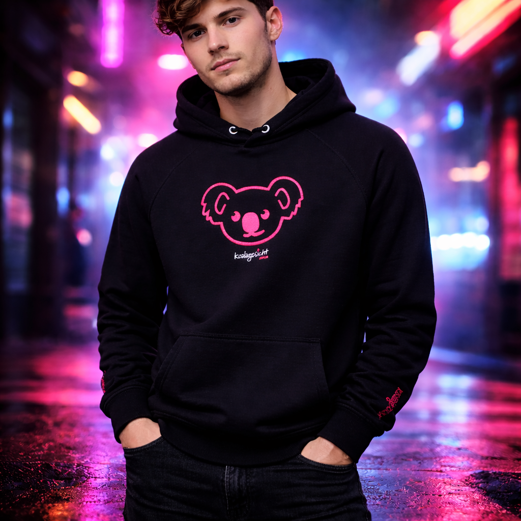 Koalabär Stickerei pink