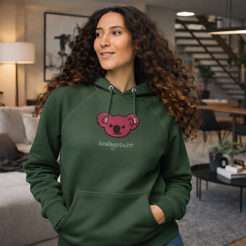 Koalagesicht Stick pink