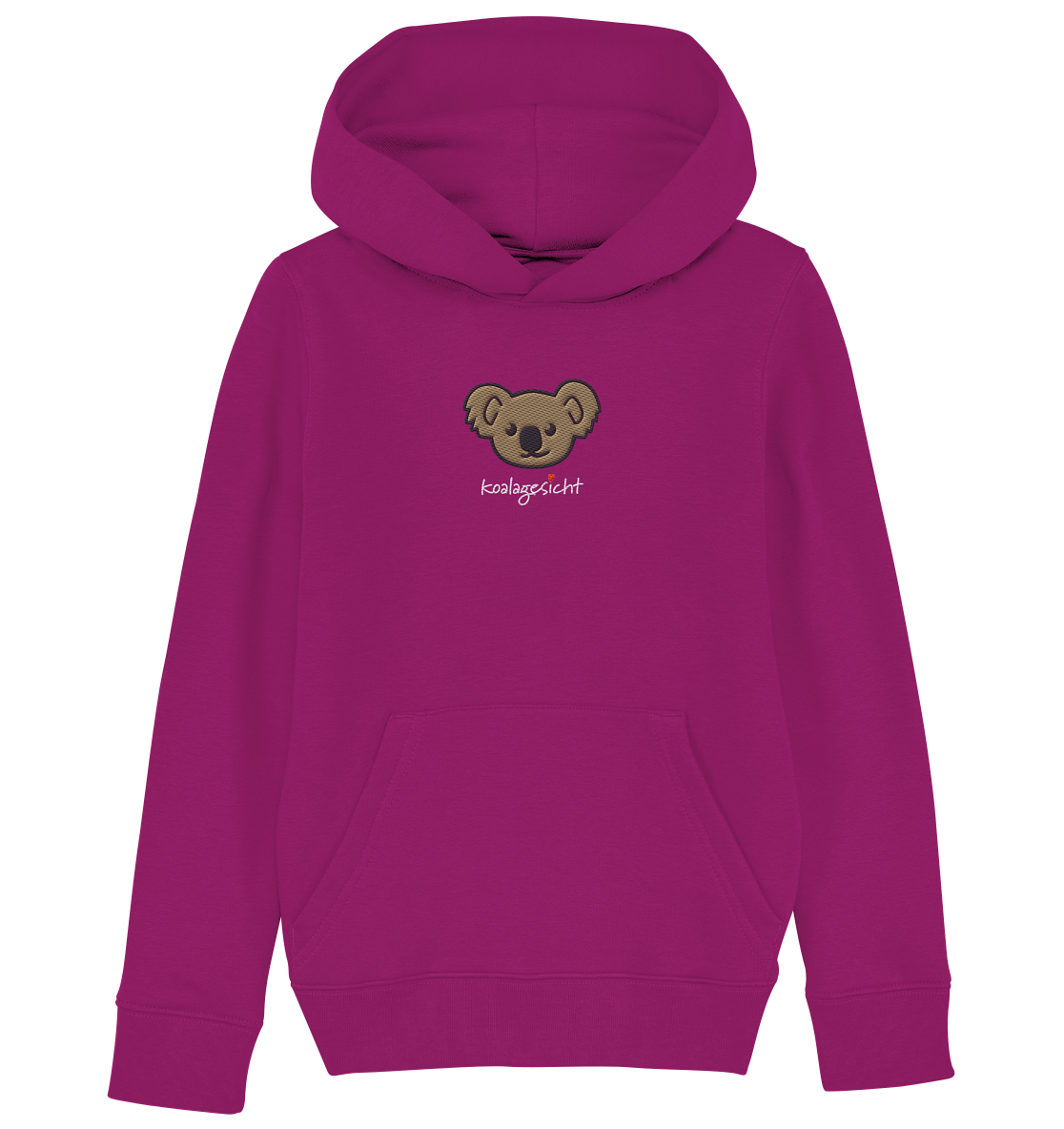 Koalagesicht Kids Organic Hoodie