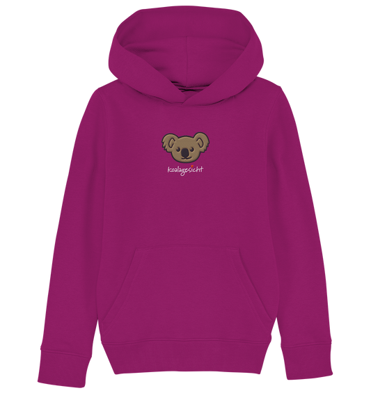 Koalagesicht Kids Organic Hoodie